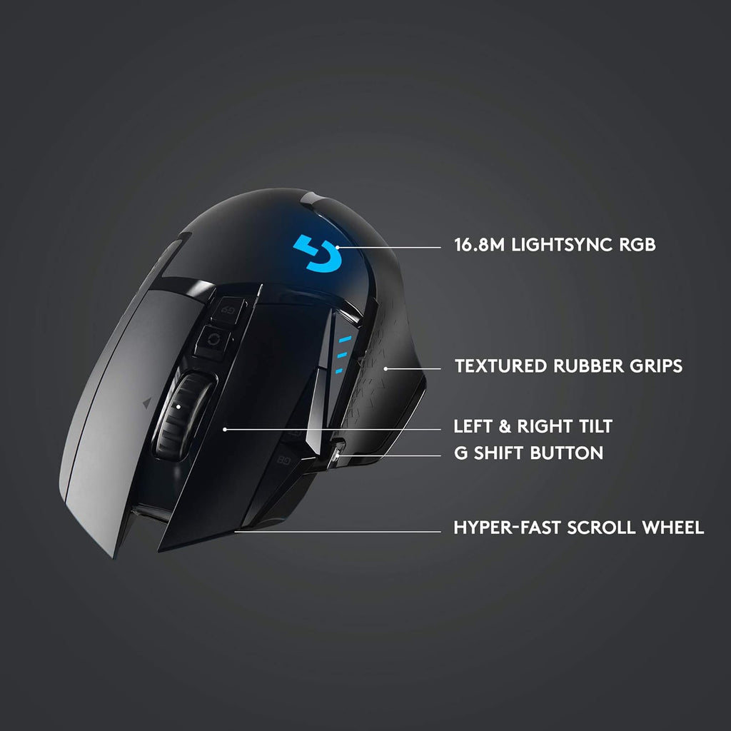 Logitech G502 HERO Gaming Mouse – Wired & Wireless