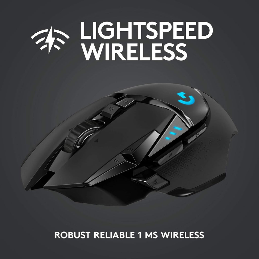 Logitech G502 HERO Gaming Mouse – Wired & Wireless