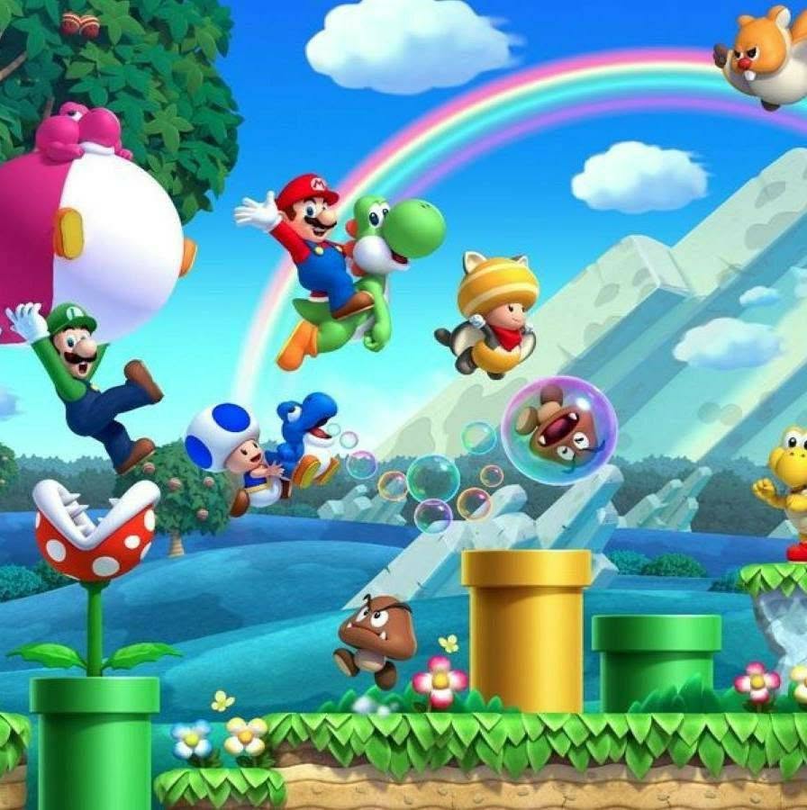 "Mario gaming collectibles and figurines at Flex Gaming"
