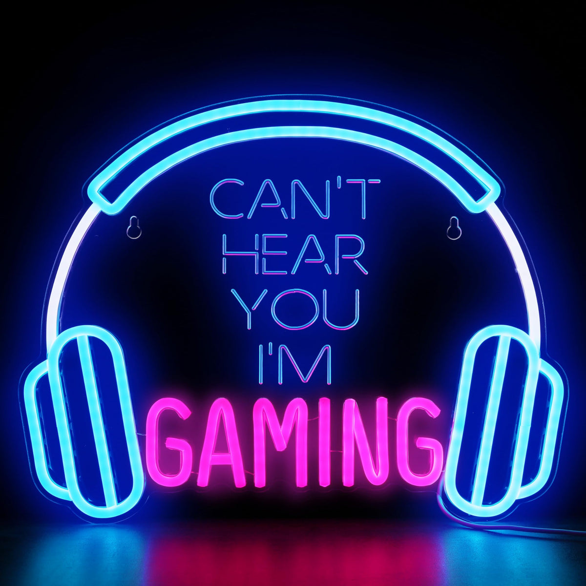 Kavaas Gamer Neon Sign, UV Printed Gaming Neon Sign for Gamer Room Decor - LED Video Game Neon Lights for Bedroom Boys, Gaming Wall decor - Best Gamer Gifts for Teenage Boys, Christmas - Flex Gamingproduct_type