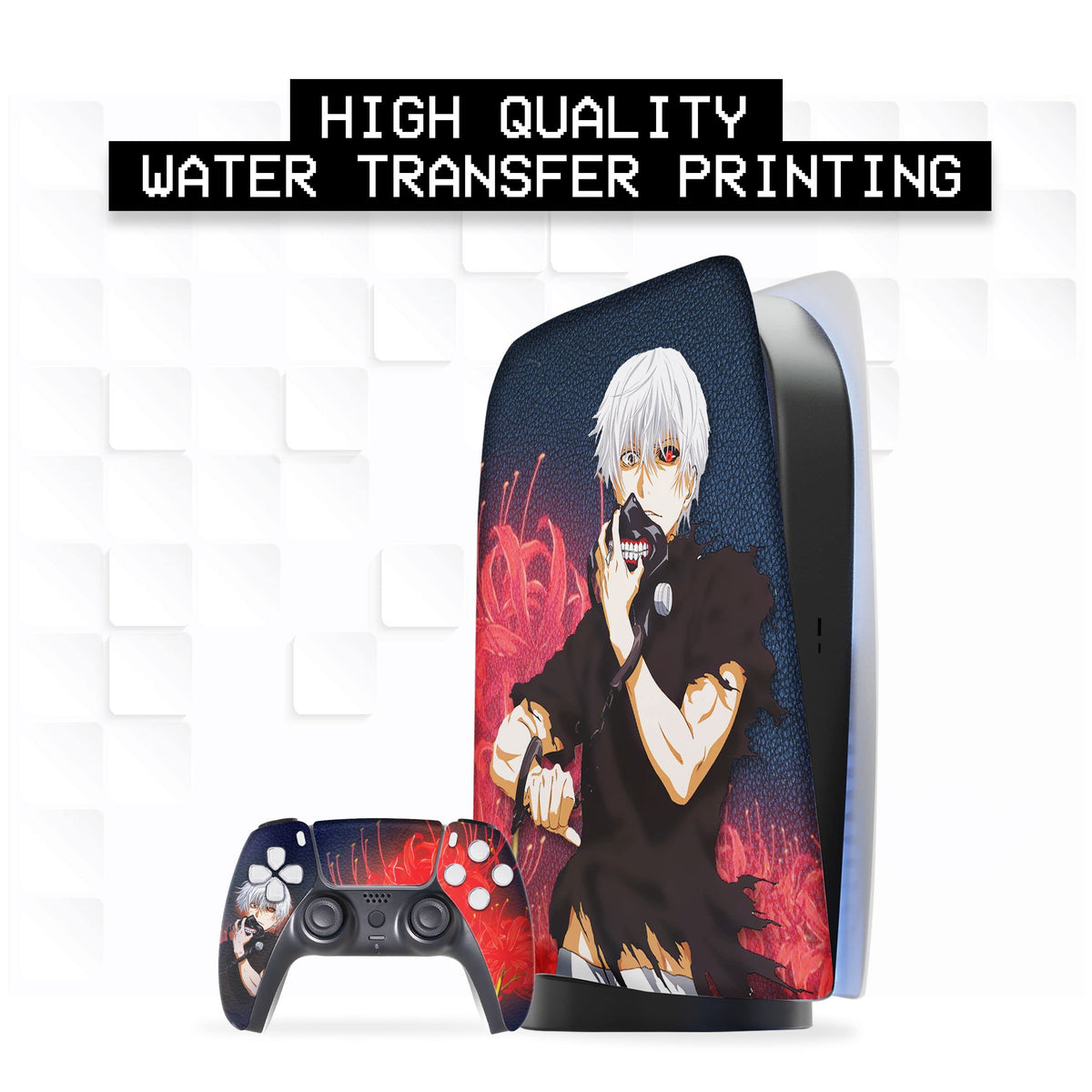 BCB Controllers Custom Console Face Plate Compatible with PS_5 Console | Console Cover for Play_Station 5 | Proudly Customized in USA with Permanent Hydro-DIP Printing (NOT JUST A Skin) - Flex Gamingproduct_type