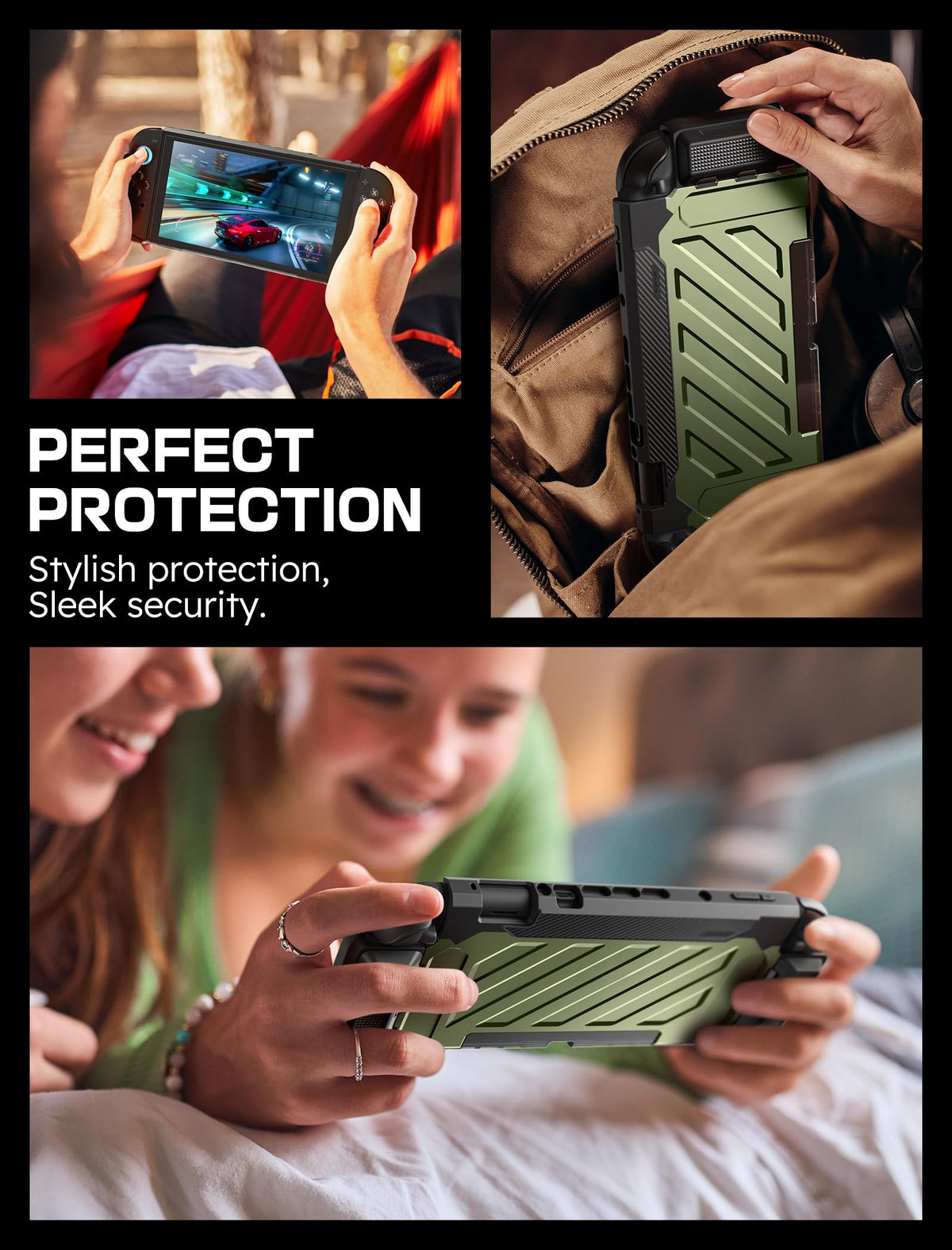SUPCASE Unicorn Beetle Pro Case for Nintendo Switch 2 2025, [Military-Grade Protection] [Joy Con Remove Friendly] Dockable Integrated Cover Accessories Compatible with Switch 2, Black - Flex Gamingproduct_type