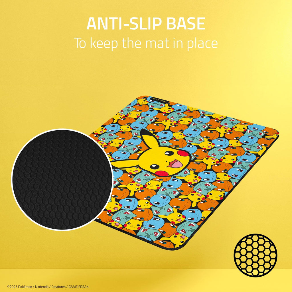 Razer Gigantus V2 Soft Gaming Mouse Pad (Medium): Textured Micro-Weave Cloth Surface - Thick, High-Density Rubber Foam - Non Slip Base - Pokémon Edition - Flex Gamingproduct_type