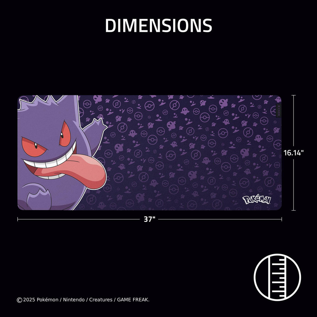 Razer Gigantus V2 Soft Gaming Mouse Pad (Medium): Textured Micro-Weave Cloth Surface - Thick, High-Density Rubber Foam - Non Slip Base - Pokémon Edition - Flex Gamingproduct_type