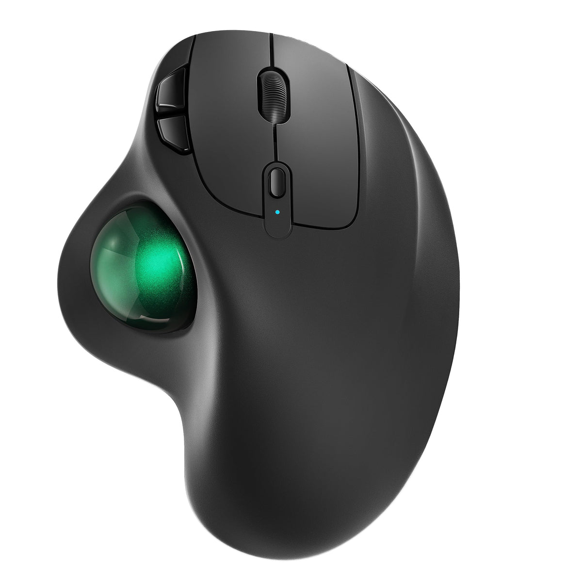 Nulea M501 Wireless Trackball Mouse, Rechargeable Ergonomic, Easy Thumb Control, Precise & Smooth Tracking, 3 Device Connection (Bluetooth or USB Receiver), Compatible for PC, Laptop, Mac, Windows. - Flex Gamingproduct_type