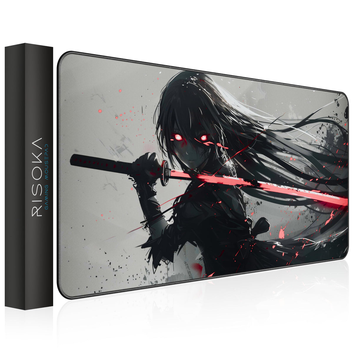 XXL Anime Gaming Mouse Pad 35.4 x 15.7 inch - Water-Resistant & Stitched Edges - Large XL Mousepad for Desk - Gamer Accessories Big Full Deskpad Mat Game Mousepads Deskmat - Flex Gamingproduct_type