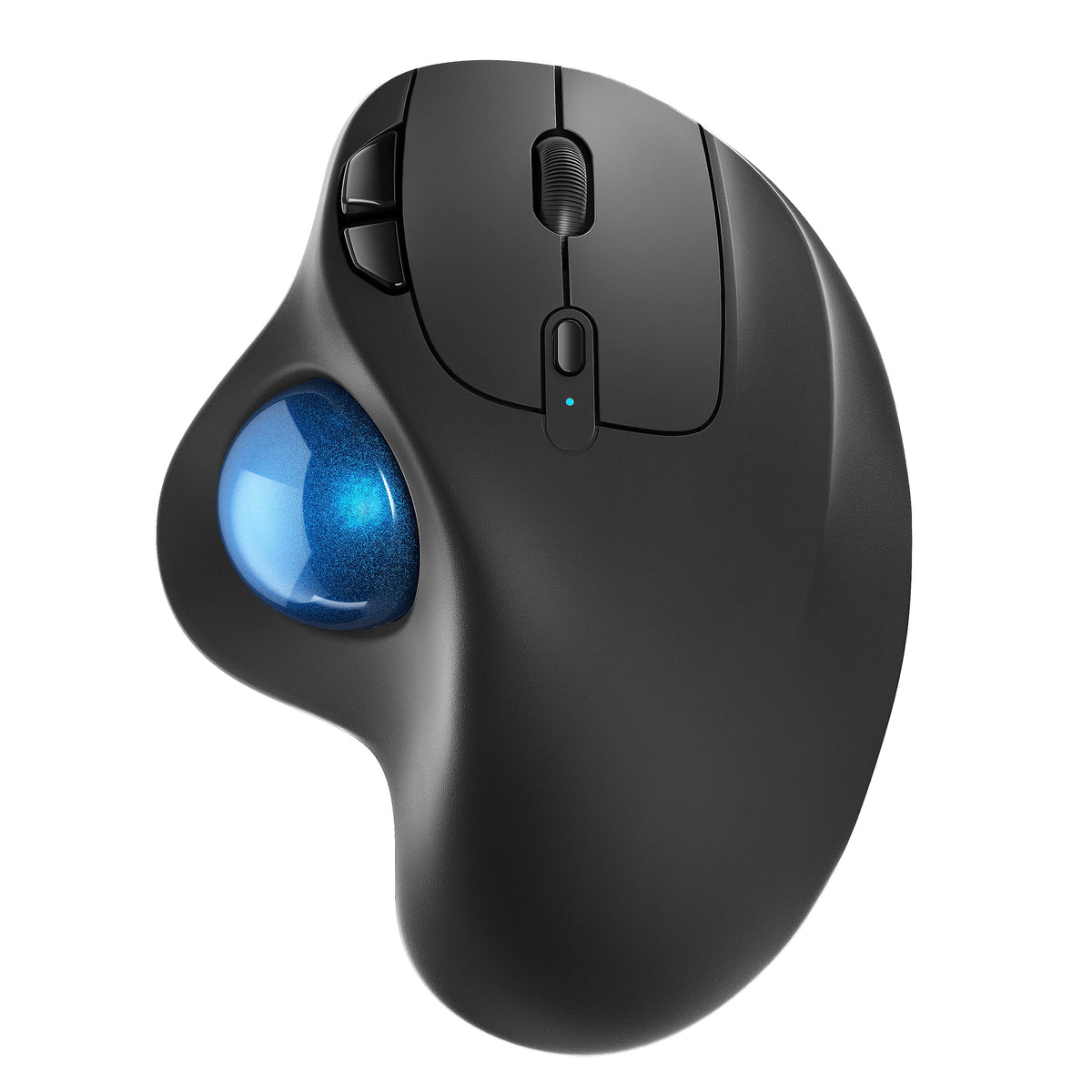 Nulea M501 Wireless Trackball Mouse, Rechargeable Ergonomic, Easy Thumb Control, Precise & Smooth Tracking, 3 Device Connection (Bluetooth or USB Receiver), Compatible for PC, Laptop, Mac, Windows. - Flex Gamingproduct_type