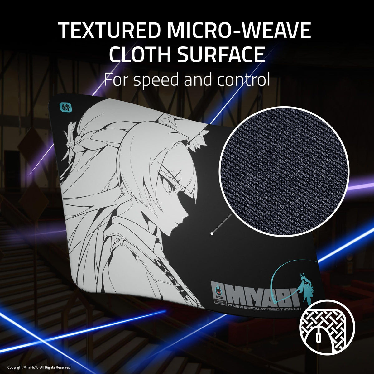 Razer Gigantus V2 Soft Gaming Mouse Pad (Medium): Textured Micro-Weave Cloth Surface - Thick, High-Density Rubber Foam - Non Slip Base - Pokémon Edition - Flex Gamingproduct_type