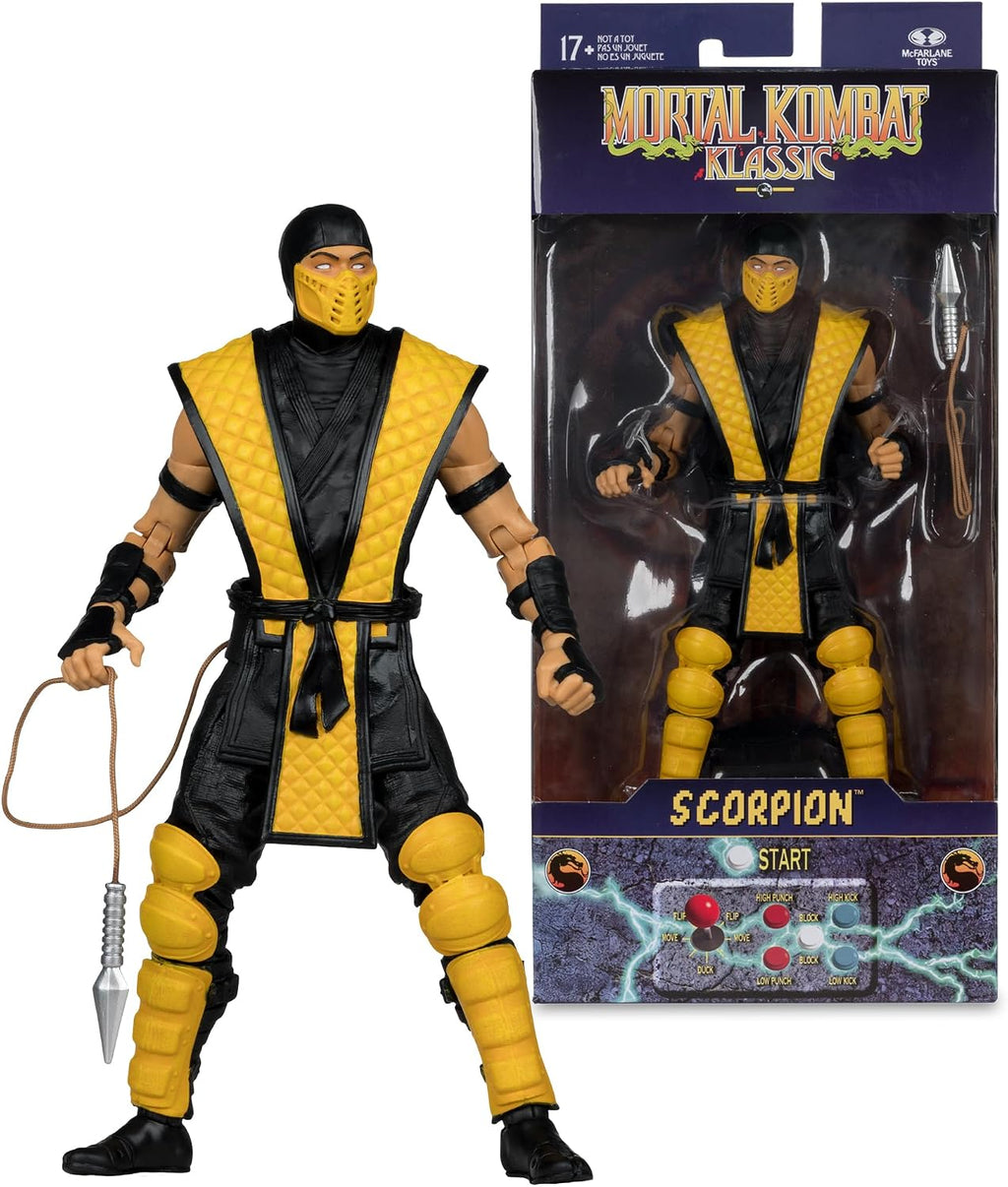 McFarlane Toys Mortal Kombat Klassic – Scorpion 7" Action Figure Wave 1
