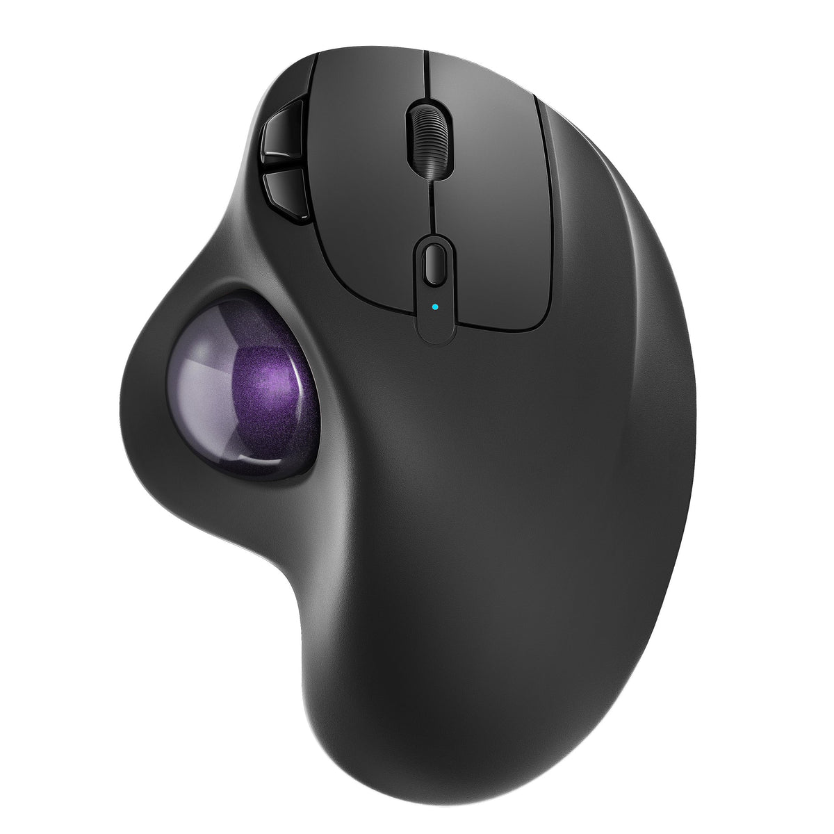 Nulea M501 Wireless Trackball Mouse, Rechargeable Ergonomic, Easy Thumb Control, Precise & Smooth Tracking, 3 Device Connection (Bluetooth or USB Receiver), Compatible for PC, Laptop, Mac, Windows. - Flex Gamingproduct_type
