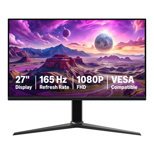 Amazon Basics 27 Inch Monitor, FHD 1080P, 100Hz, IPS, Built-in Speakers, VESA Compatible, USB Ports, Black - Flex Gamingproduct_type