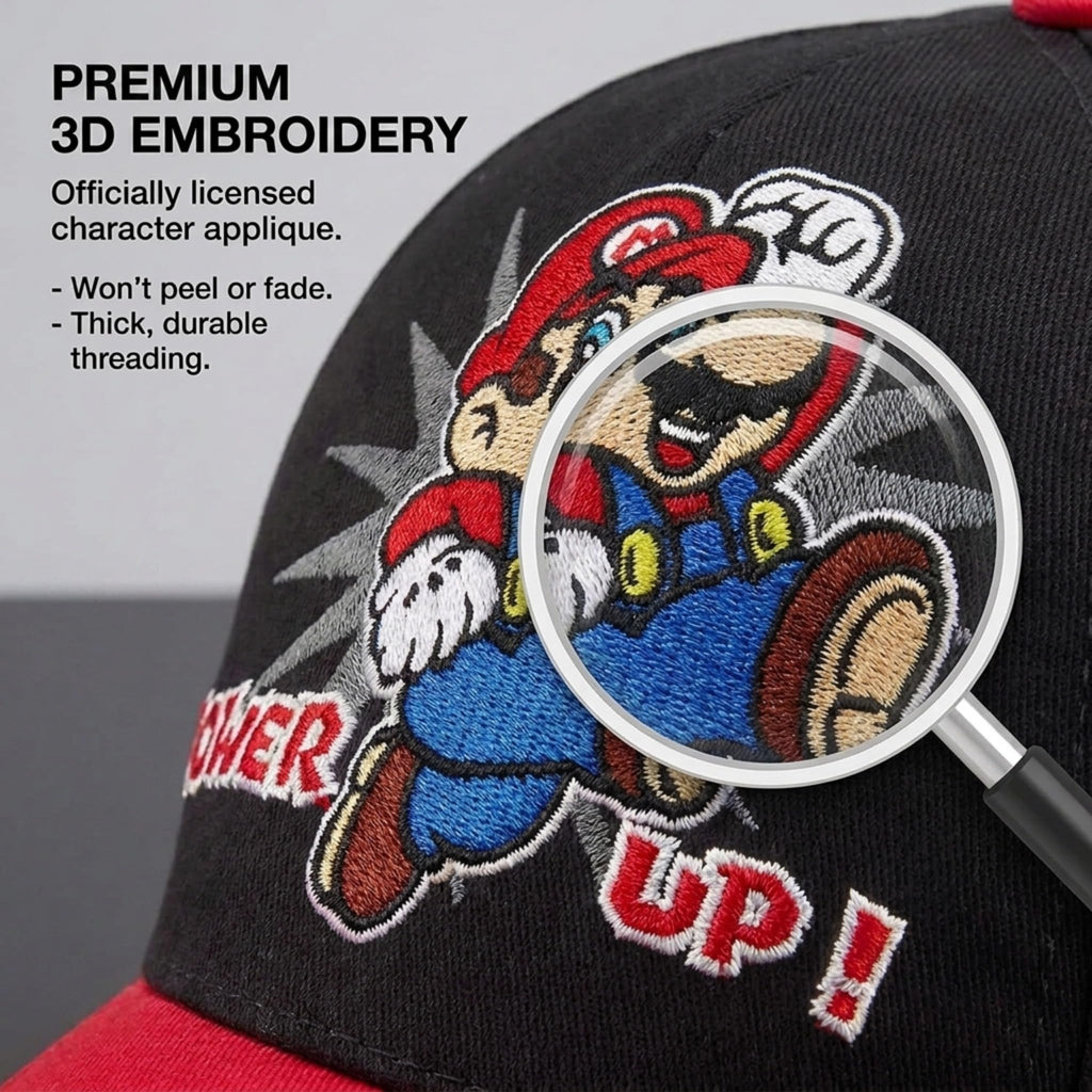 Nintendo Boys' Nintendo Boys' Baseball Cap - Flex Gamingproduct_type