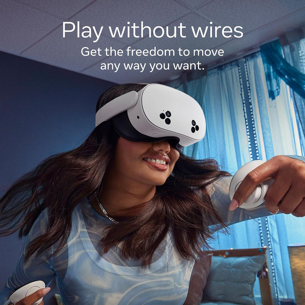 Meta Quest 3S VR Headset – 2 Storage Sizes & 3 Bundles