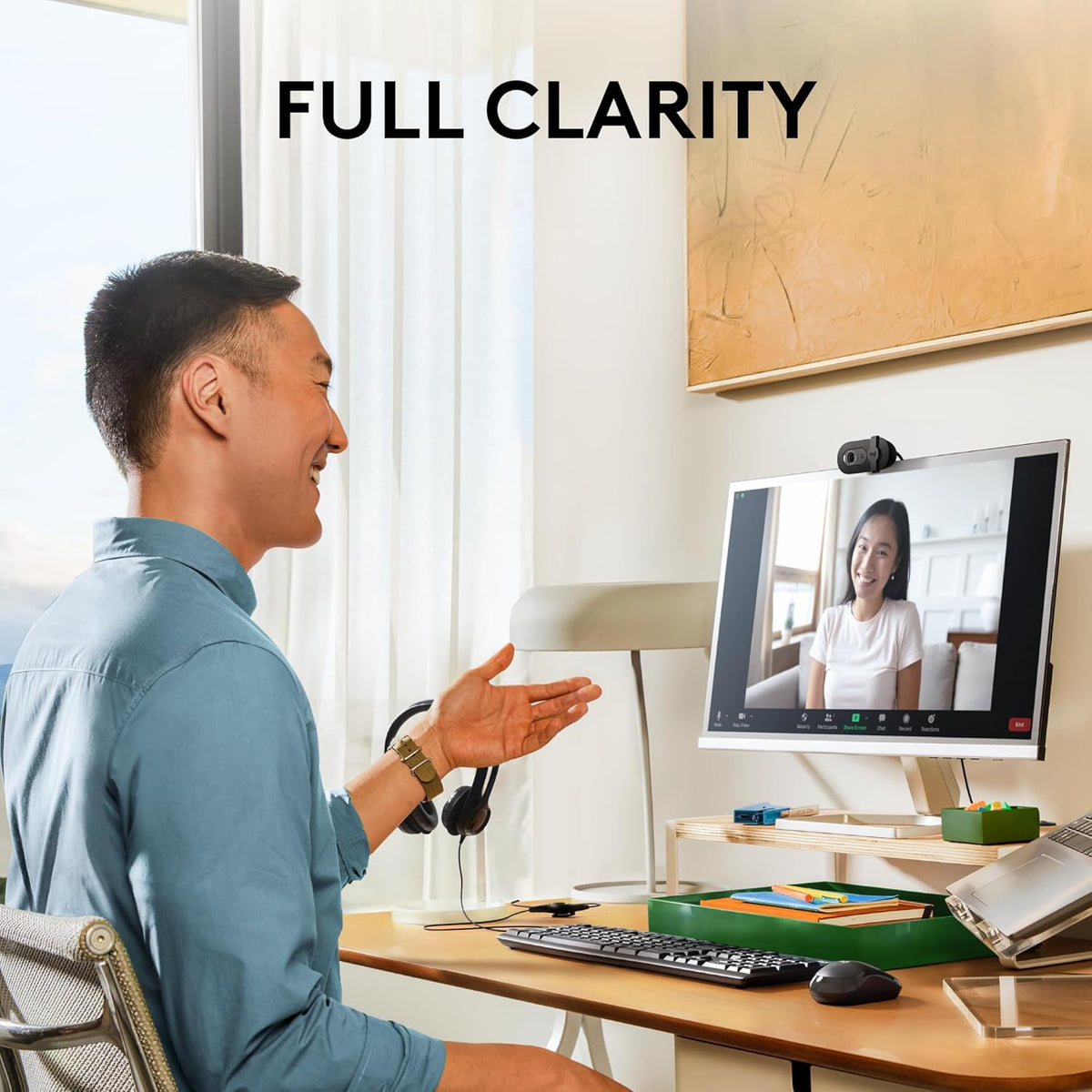 Logitech Brio 101 Full HD 1080p Webcam – 2 Colors & 2 Sizes