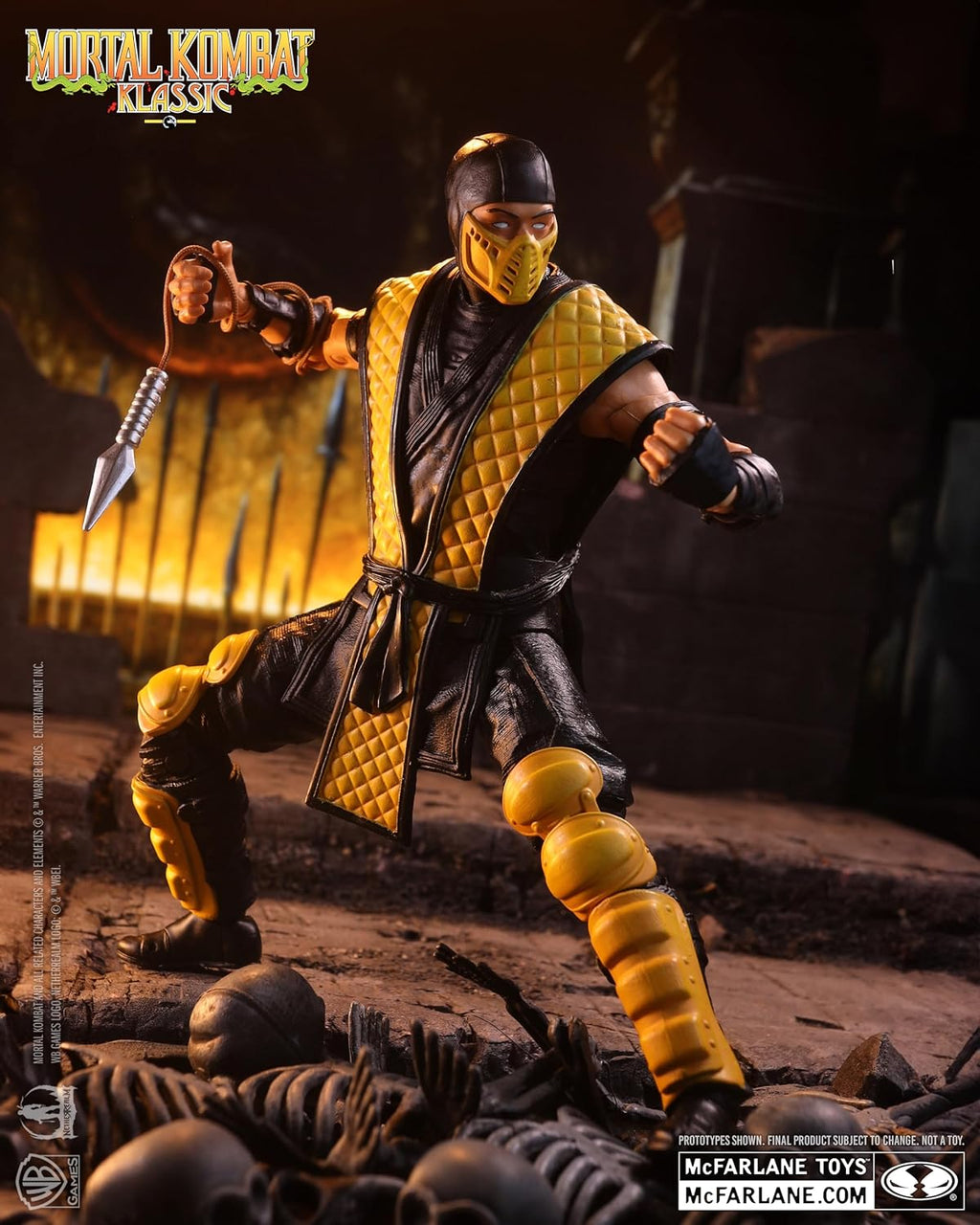 McFarlane Toys Mortal Kombat Klassic – Scorpion 7" Action Figure Wave 1
