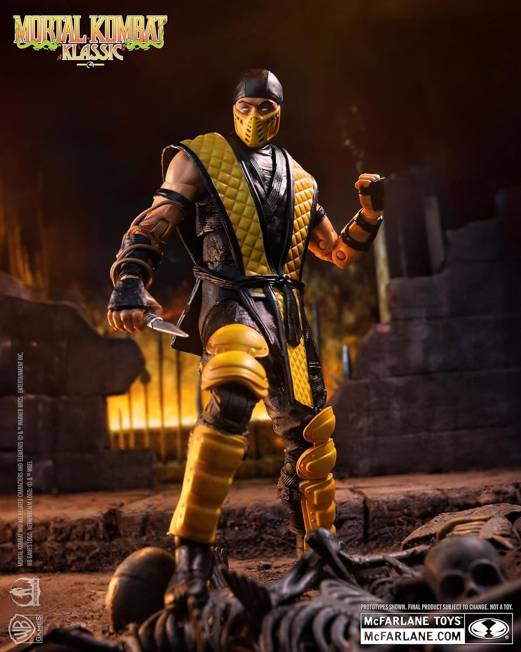 McFarlane Toys Mortal Kombat Klassic – Scorpion 7" Action Figure Wave 1