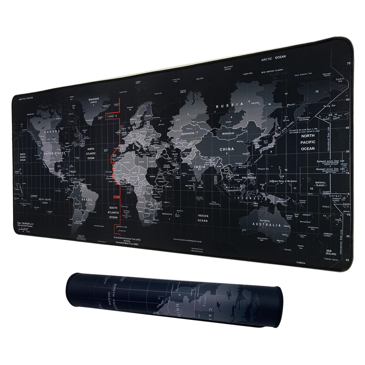 XXL Professional Large Mouse Pad & Computer Game Mouse Mat (35.4x15.7x0.1IN, Map) (90 * 40 Map) - Flex Gamingproduct_type