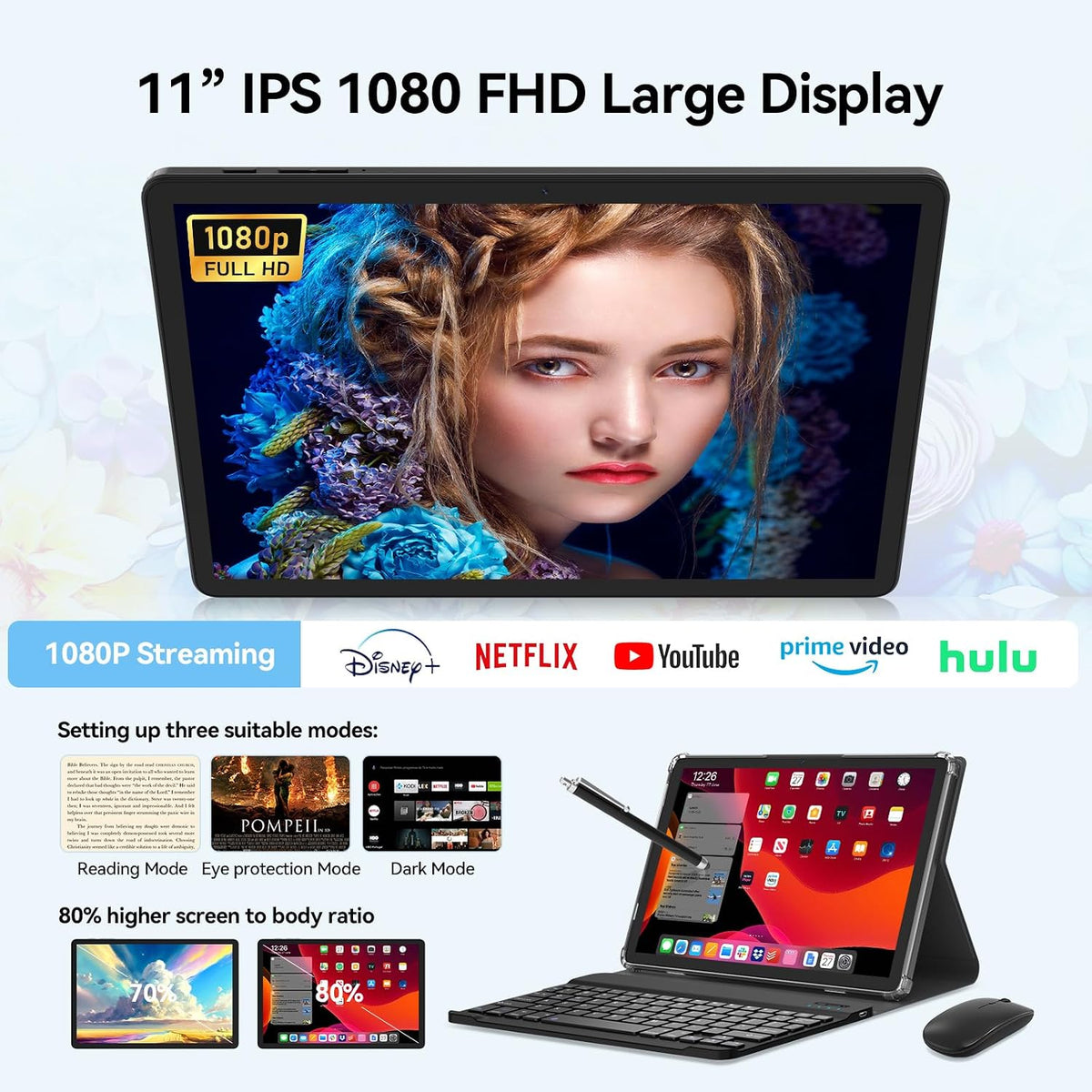 FEONAL 11-Inch Android 16 Tablet – 2 Colors