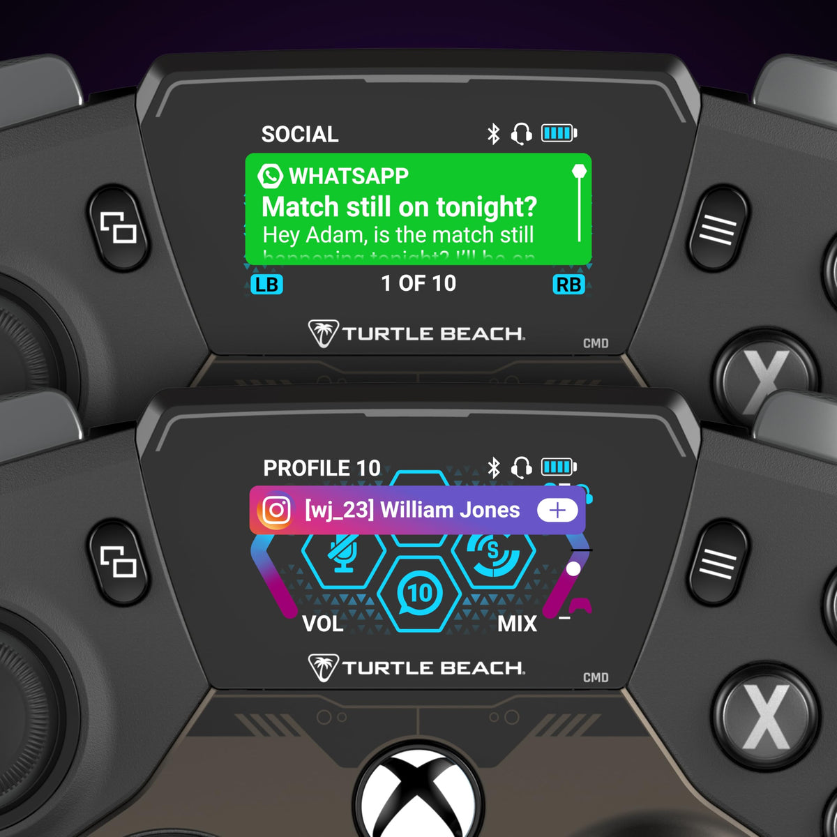 Turtle Beach Stealth Ultra Wireless RGB Gaming Controller, Xbox Series X|S | Also works with PC, Xbox One, Android, Bluetooth, Customizable Display Screen, Rapid Charging Dock, 30-Hr Battery, Black - Flex Gamingproduct_type