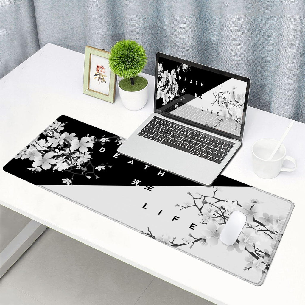 Gaming Mouse Pad, Large Non-Slip Rubber Base Mousepad, Keyboard Mouse Mat, Desk Pad with Stitched Edges, 31.5x11.8inch, Dazzling Galaxy - Flex Gamingproduct_type