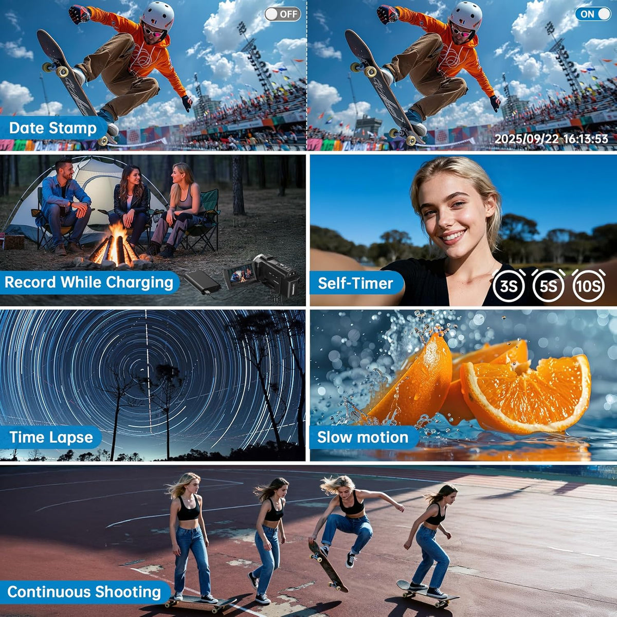 8K Video Camera Camcorder 88MP Ultra HD – WiFi, 18X Zoom & IR Night Vision - Flex Gamingproduct_type