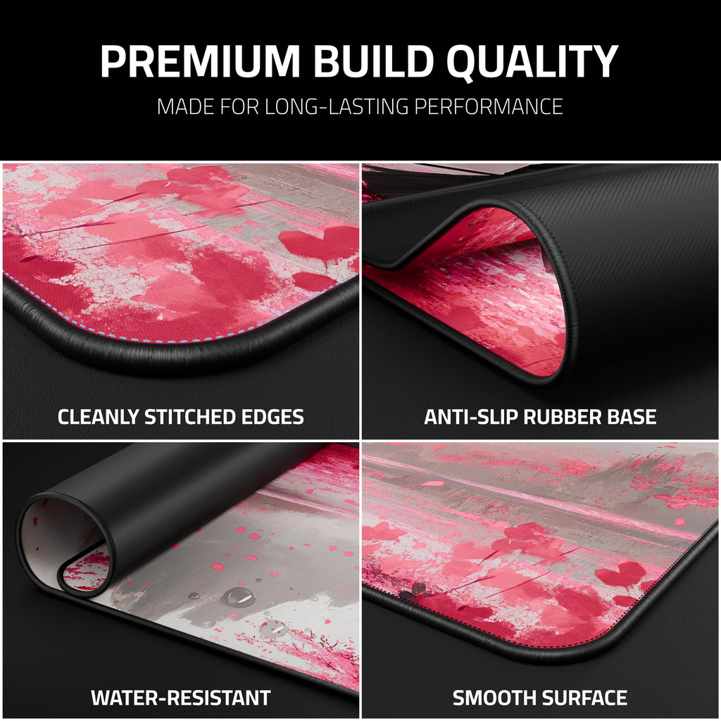 XXL Anime Gaming Mouse Pad 35.4 x 15.7 inch - Water-Resistant & Stitched Edges - Large XL Mousepad for Desk - Gamer Accessories Big Full Deskpad Mat Game Mousepads Deskmat - Flex Gamingproduct_type