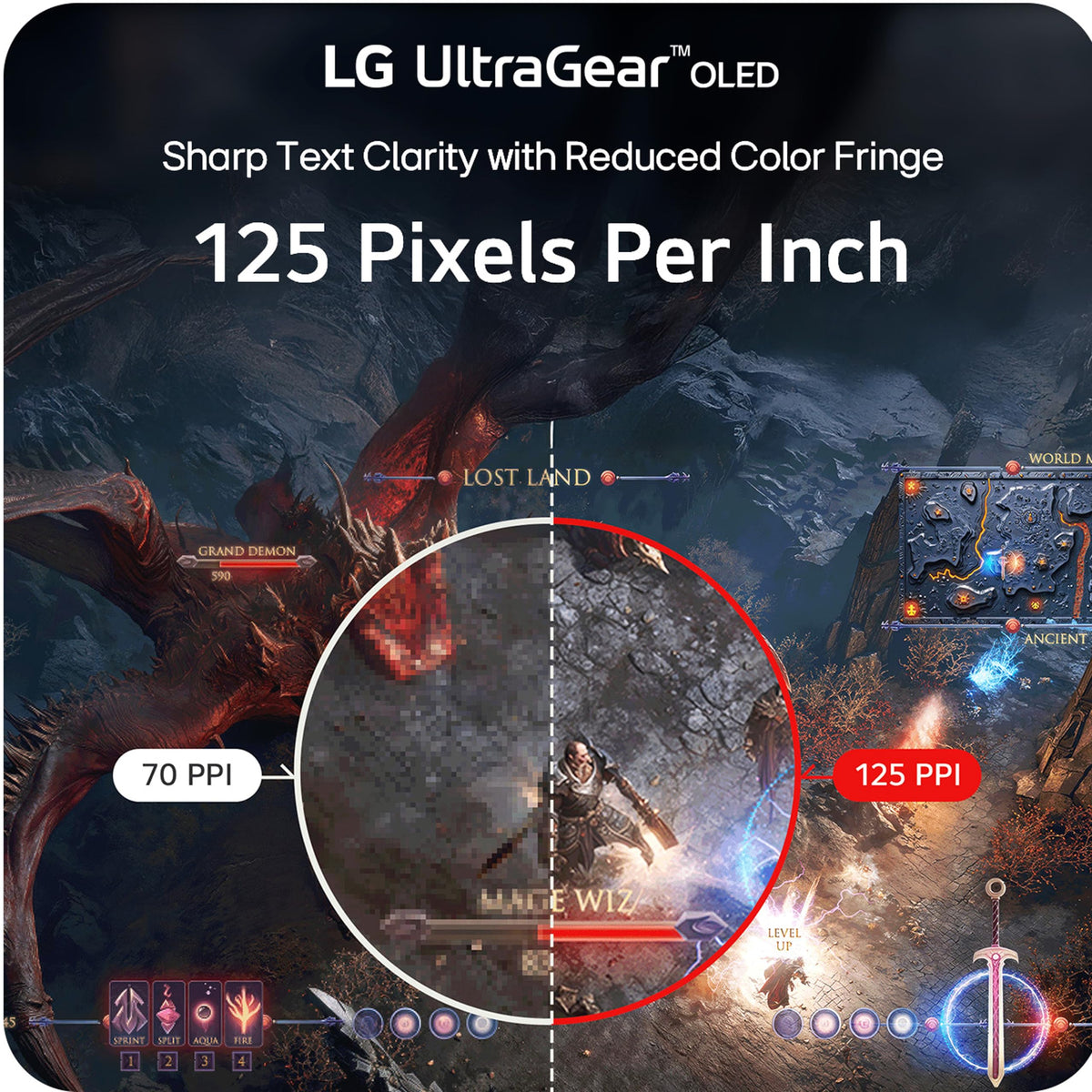 LG 34GX90SA-W 34-inch Ultragear WQHD (3440 x 1440) OLED Curved Gaming Monitor 240Hz, 1ms, NVIDIA G-Sync Compatible, AMD FreeSync Premium, VESA DisplayHDR True Black 400, webOS, USB Type-C, White - Flex Gamingproduct_type
