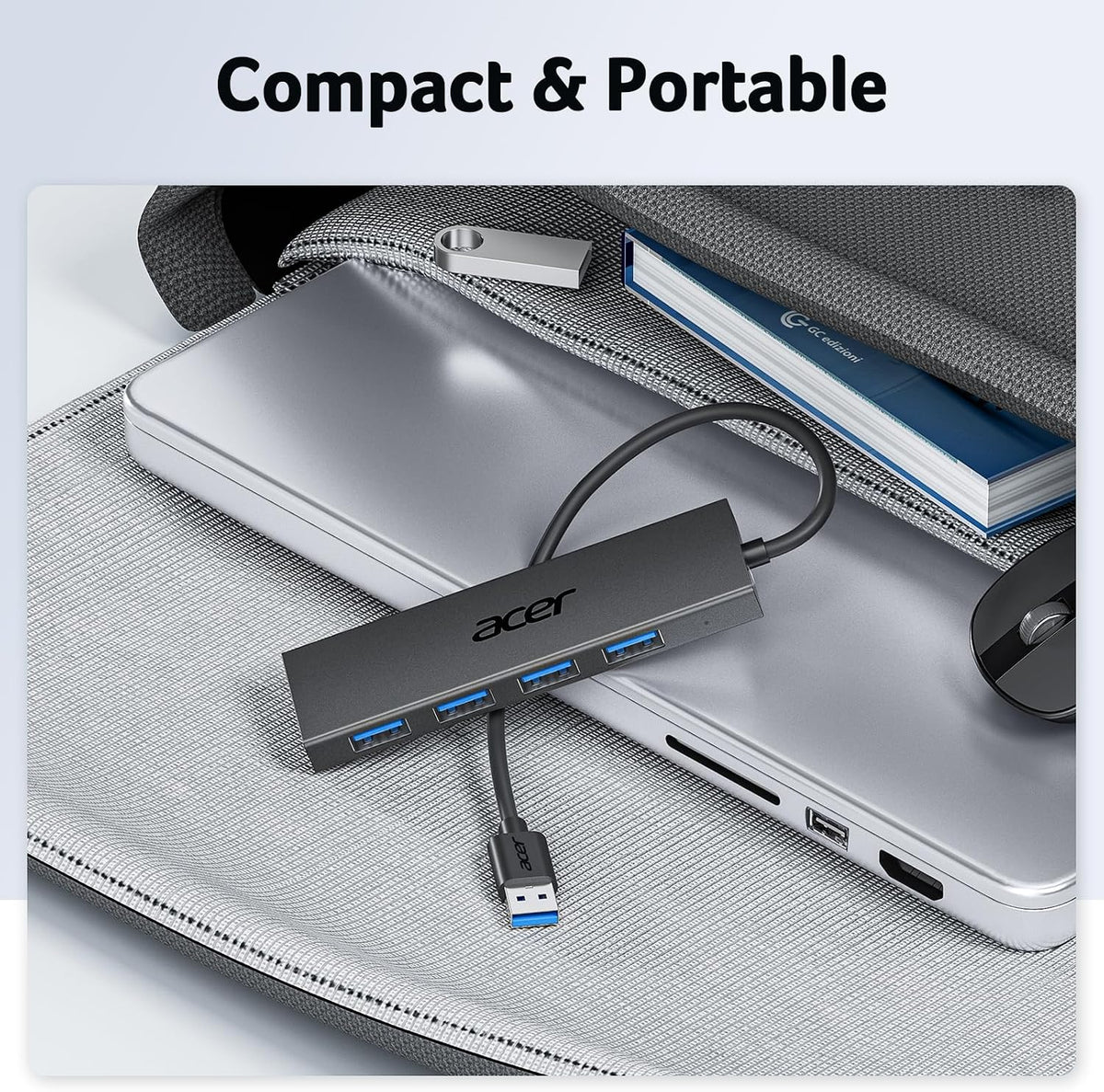 Acer USB Hub 4-Port USB 3.0 Splitter – USB-A & USB-C - Flex Gamingproduct_type
