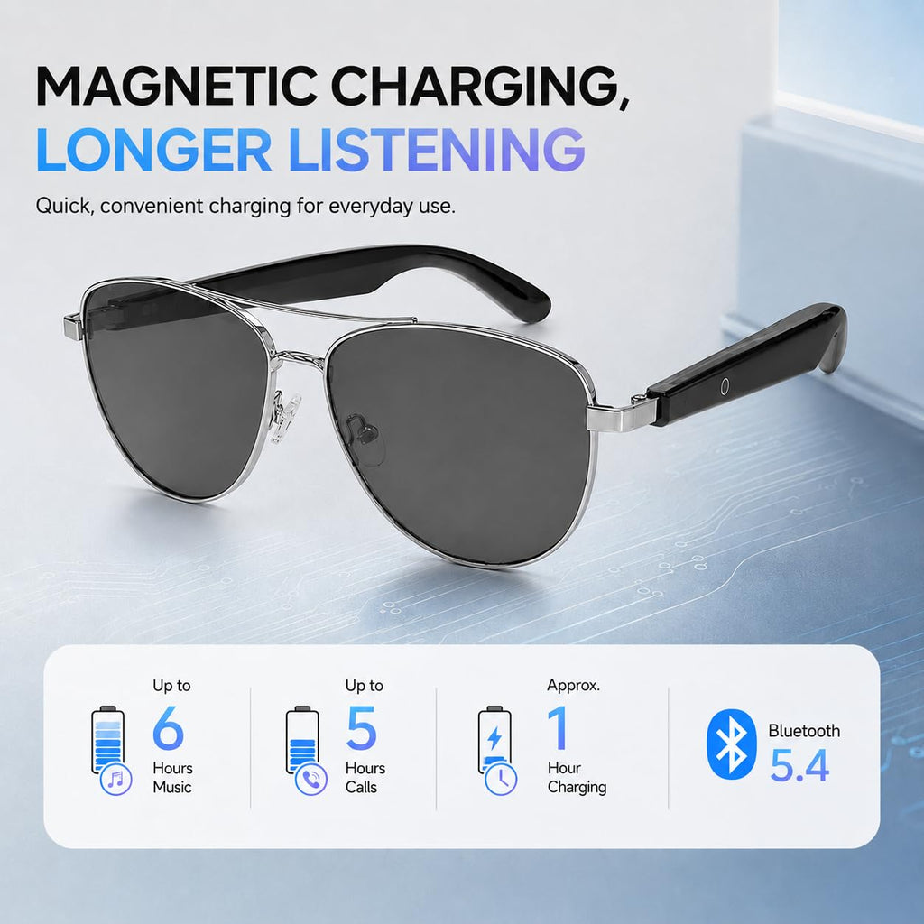AI Smart Glasses 1080P Camera ChatGPT Voice Assistant – 5 Colors - Flex Gamingproduct_type