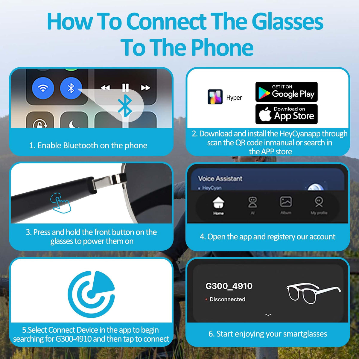 AI Smart Glasses 1080P Camera ChatGPT Voice Assistant – 5 Colors - Flex Gamingproduct_type