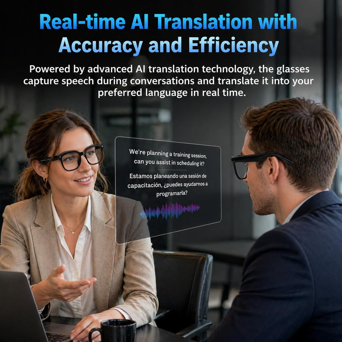 AI Smart Glasses with 4K Camera & Real-Time Translation - Flex Gamingproduct_type