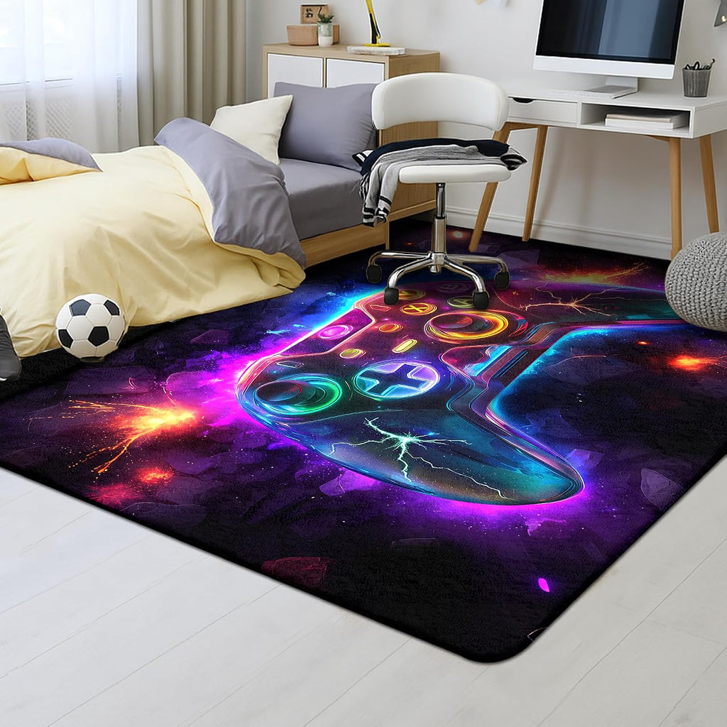 AICLIV Neon Gaming Area Rug – 5 Sizes - Flex Gamingproduct_type