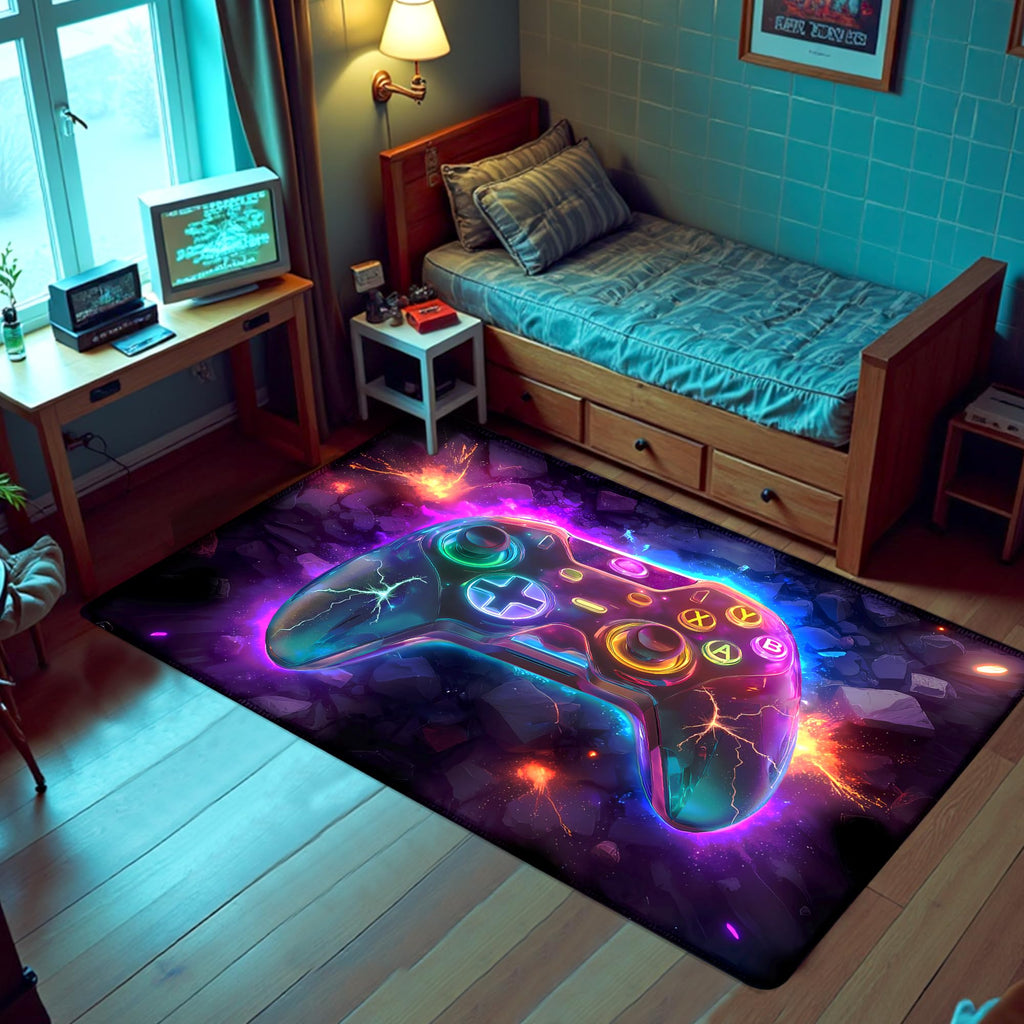 AICLIV Neon Gaming Area Rug – 5 Sizes - Flex Gamingproduct_type