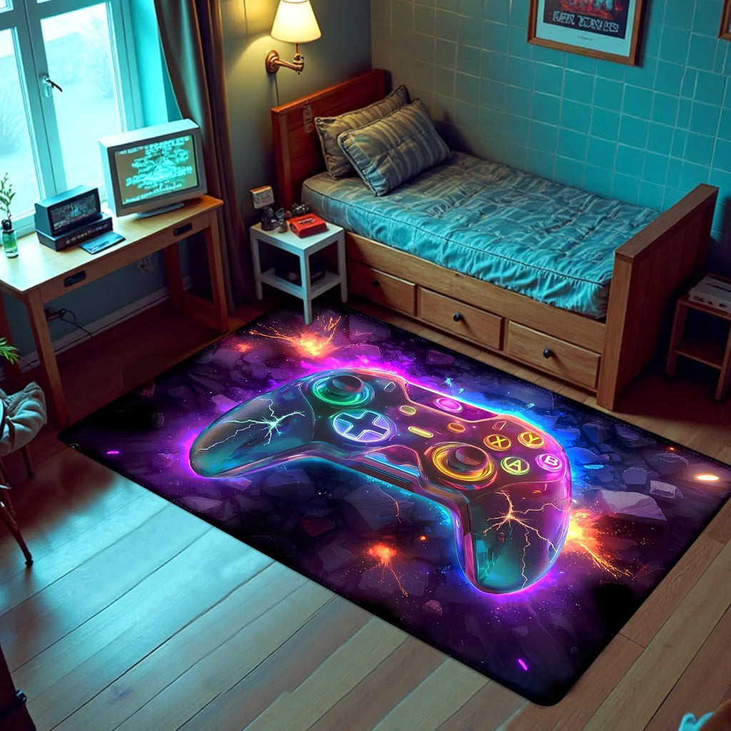 AICLIV Neon Gaming Area Rug – 5 Sizes - Flex Gamingproduct_type