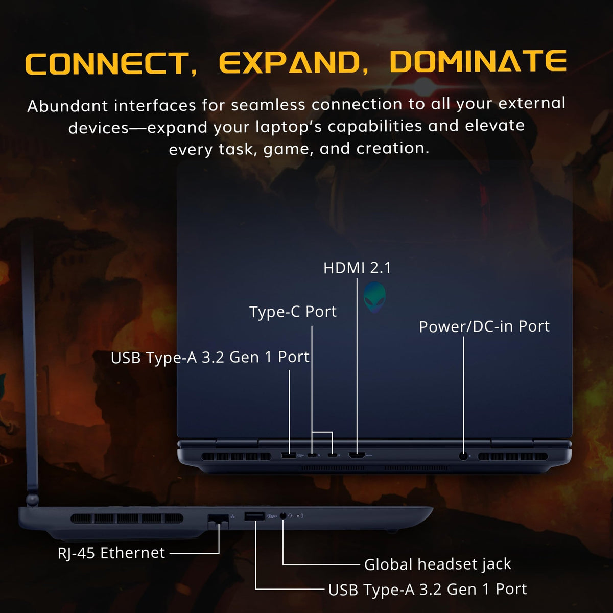 Alienware 18 Area-51 Gaming Laptop – RTX 5090 – 6 Configs - Flex Gamingproduct_type