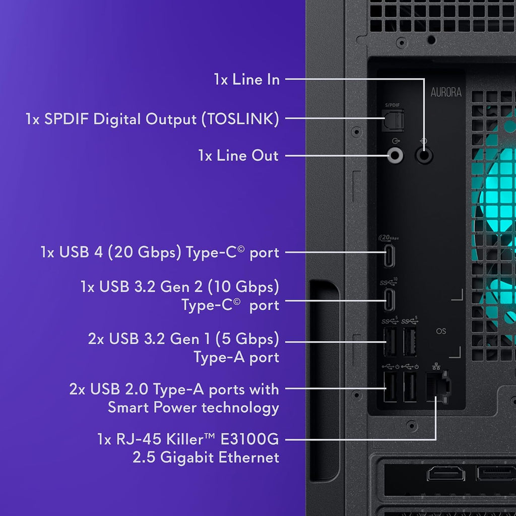 Alienware Aurora Gaming Desktop – 3 Processors, 3 GPUs & 2 Storage Options - Flex Gamingproduct_type