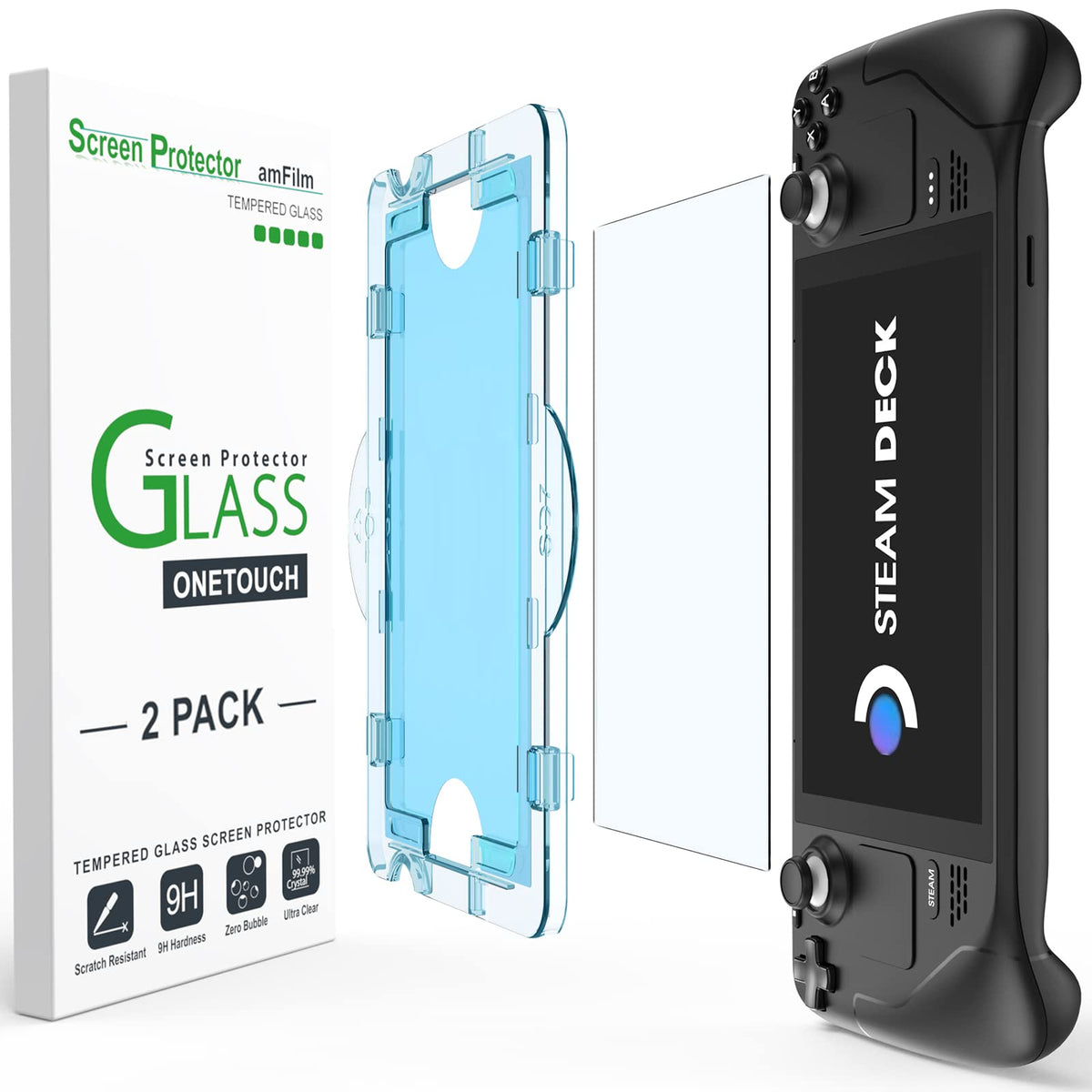 amFilm OneTouch Nintendo Switch 2 Screen Protector – 4 Sizes & 2 Finishes - Flex Gamingproduct_type