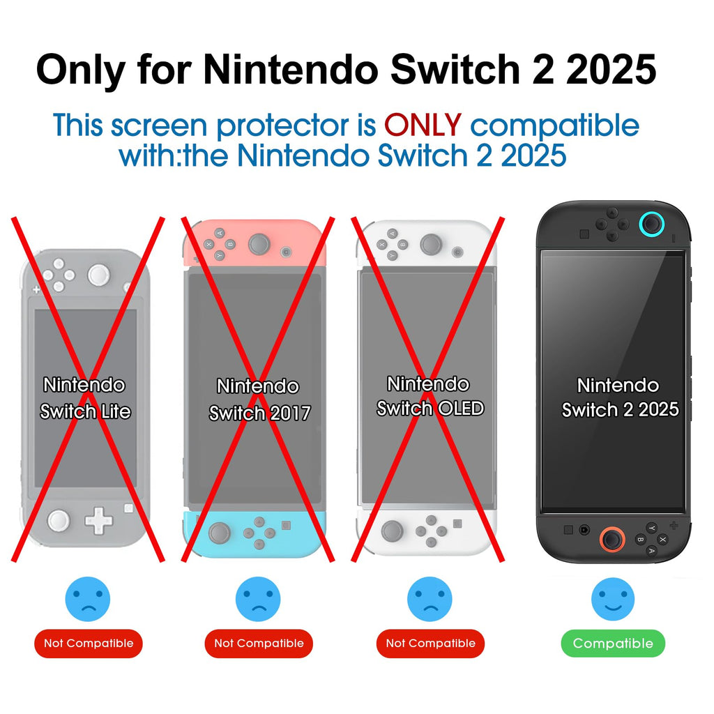 amFilm OneTouch Nintendo Switch 2 Screen Protector – 4 Sizes & 2 Finishes - Flex Gamingproduct_type