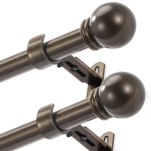 AMZSEVEN Curtain Rods for Windows – 24 Sizes & 5 Colors - Flex Gamingproduct_type