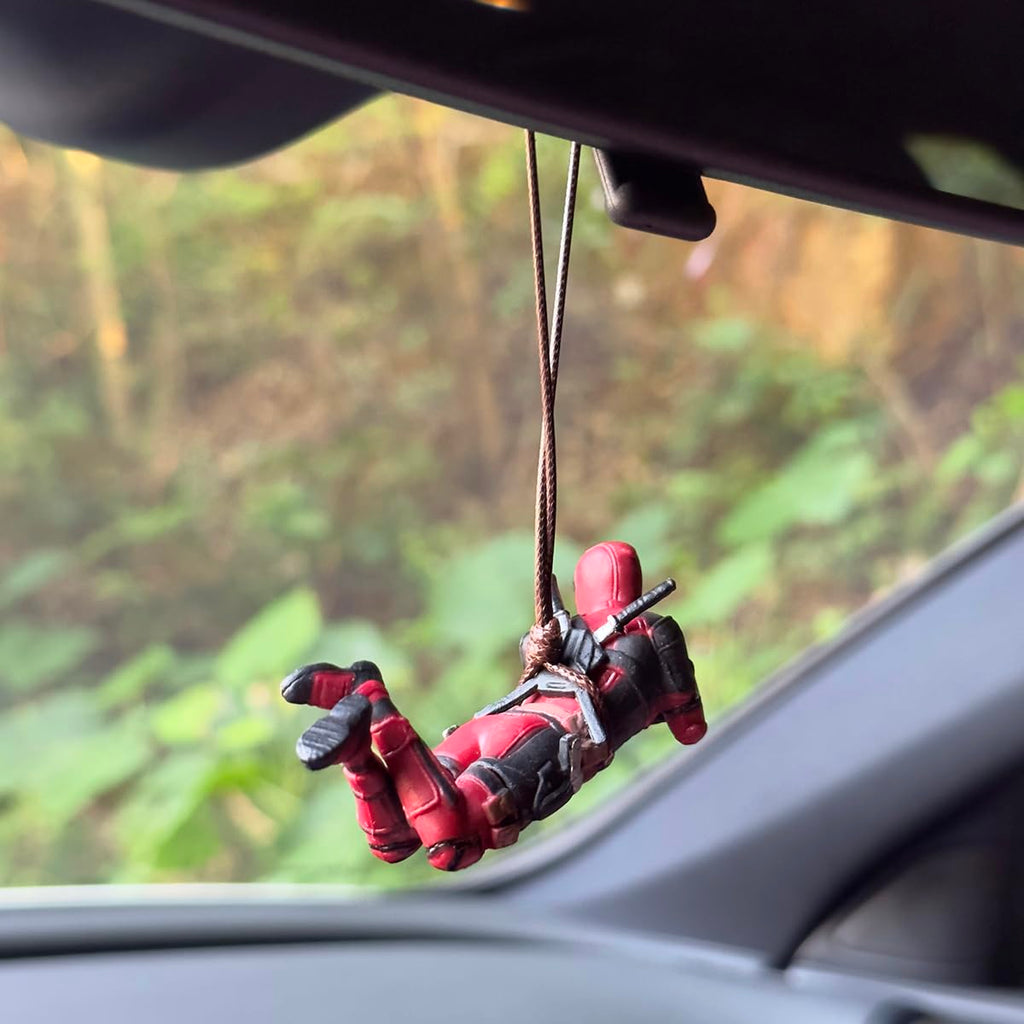 Anime Deadpool Car Rearview Mirror Pendant – 2 Styles - Flex Gamingproduct_type