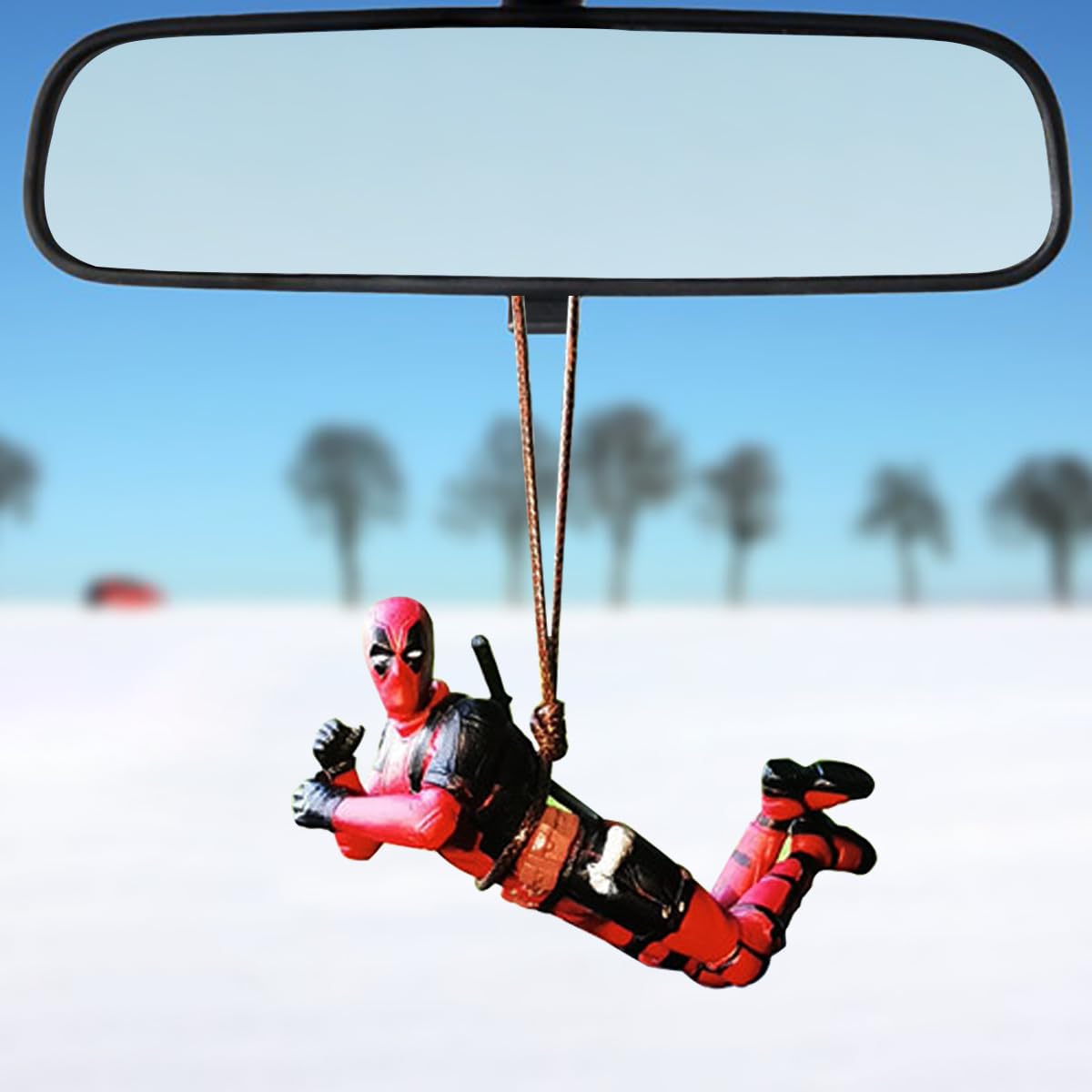 Anime Deadpool Car Rearview Mirror Pendant – 2 Styles - Flex Gamingproduct_type