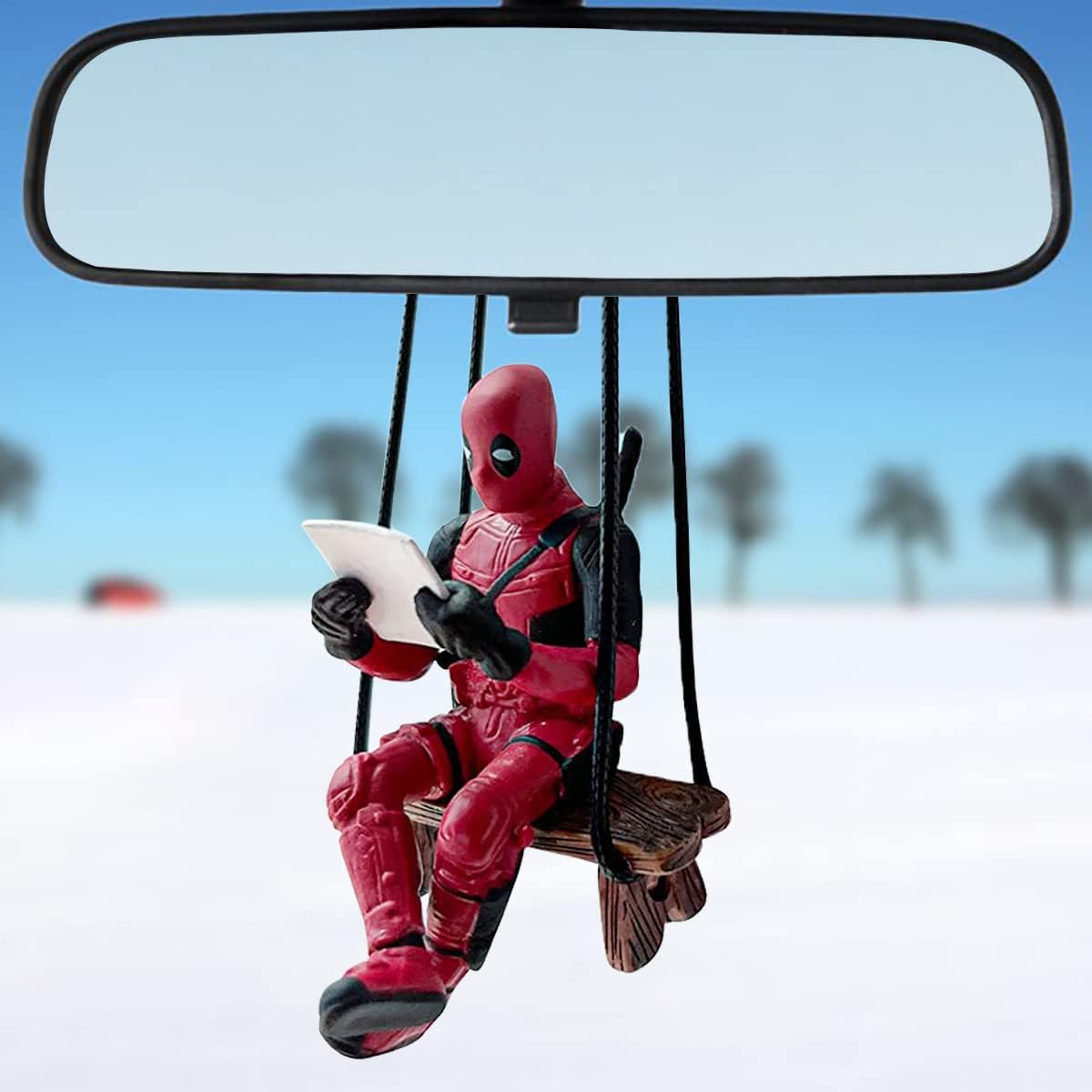 Anime Deadpool Car Rearview Mirror Pendant – 2 Styles - Flex Gamingproduct_type