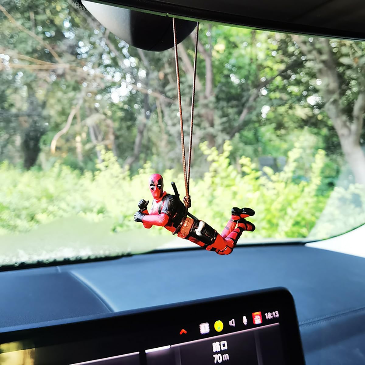 Anime Deadpool Car Rearview Mirror Pendant – 2 Styles - Flex Gamingproduct_type