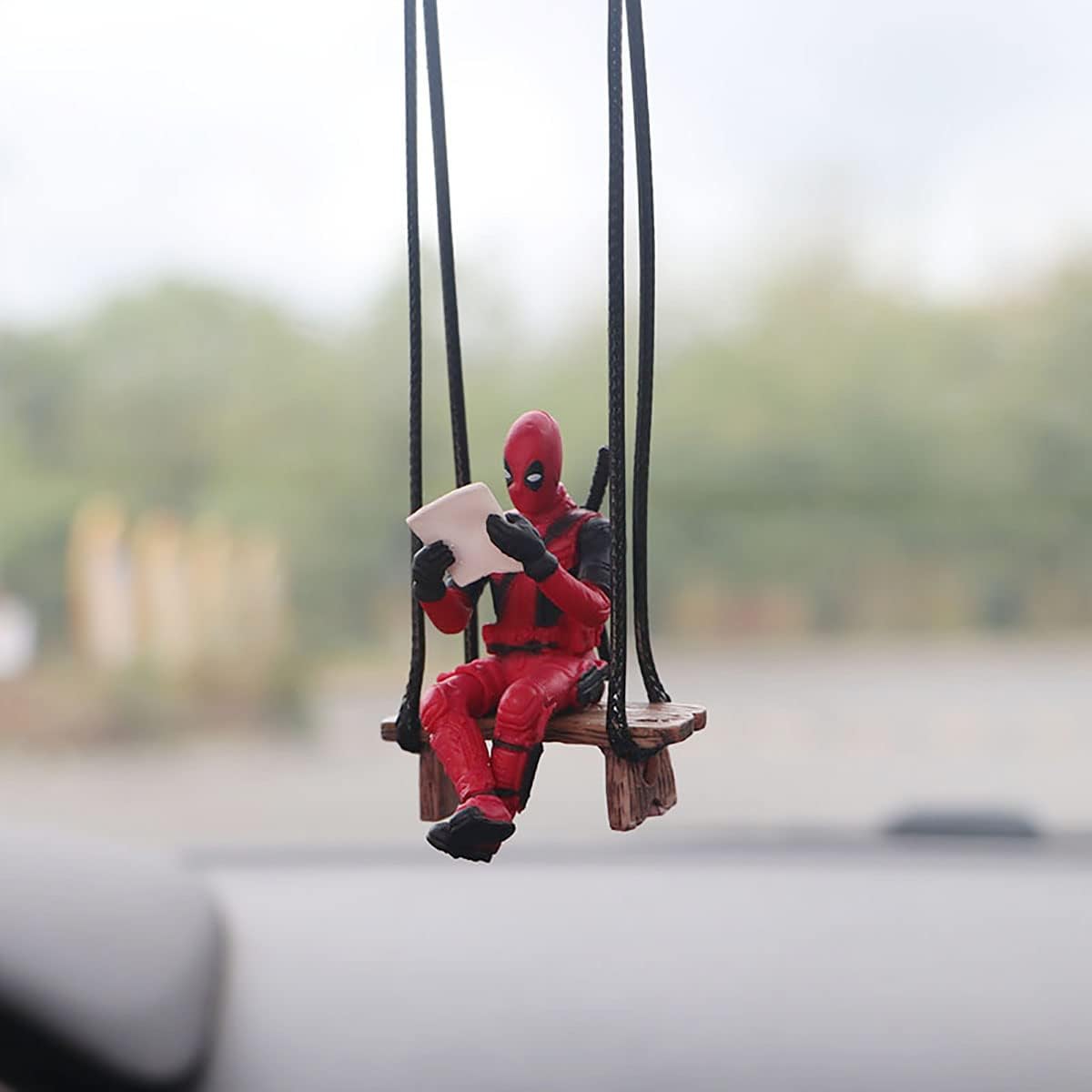 Anime Deadpool Car Rearview Mirror Pendant – 2 Styles - Flex Gamingproduct_type