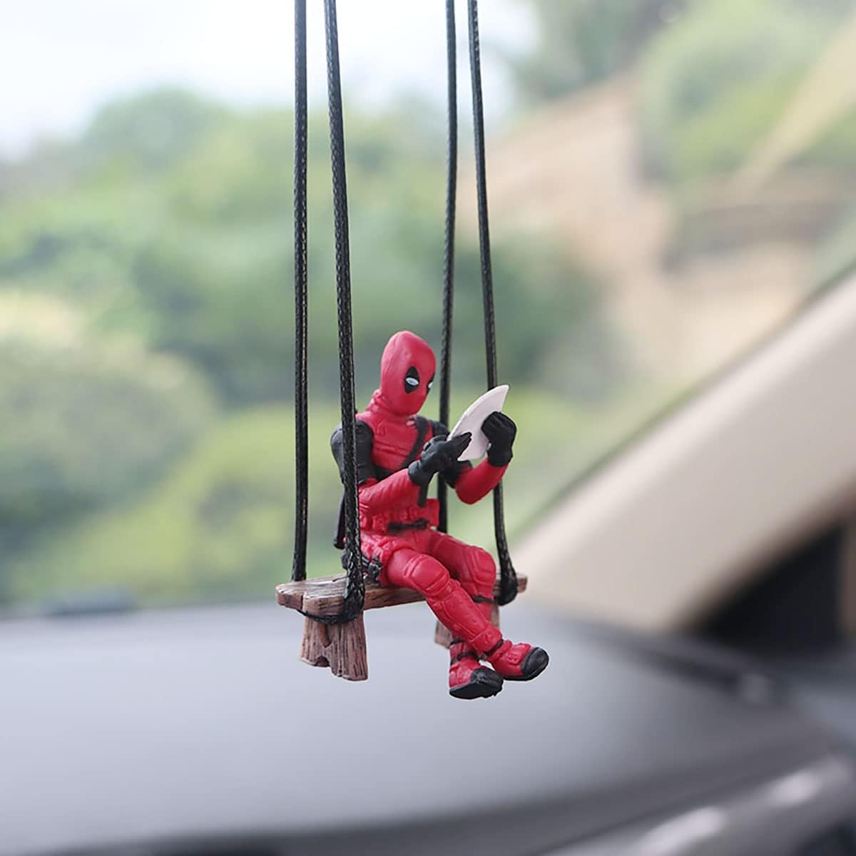 Anime Deadpool Car Rearview Mirror Pendant – 2 Styles - Flex Gamingproduct_type