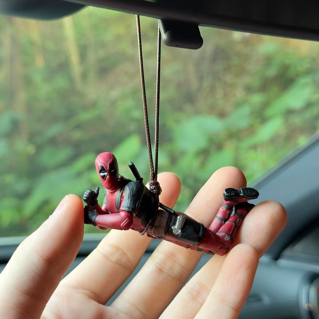 Anime Deadpool Car Rearview Mirror Pendant – 2 Styles - Flex Gamingproduct_type