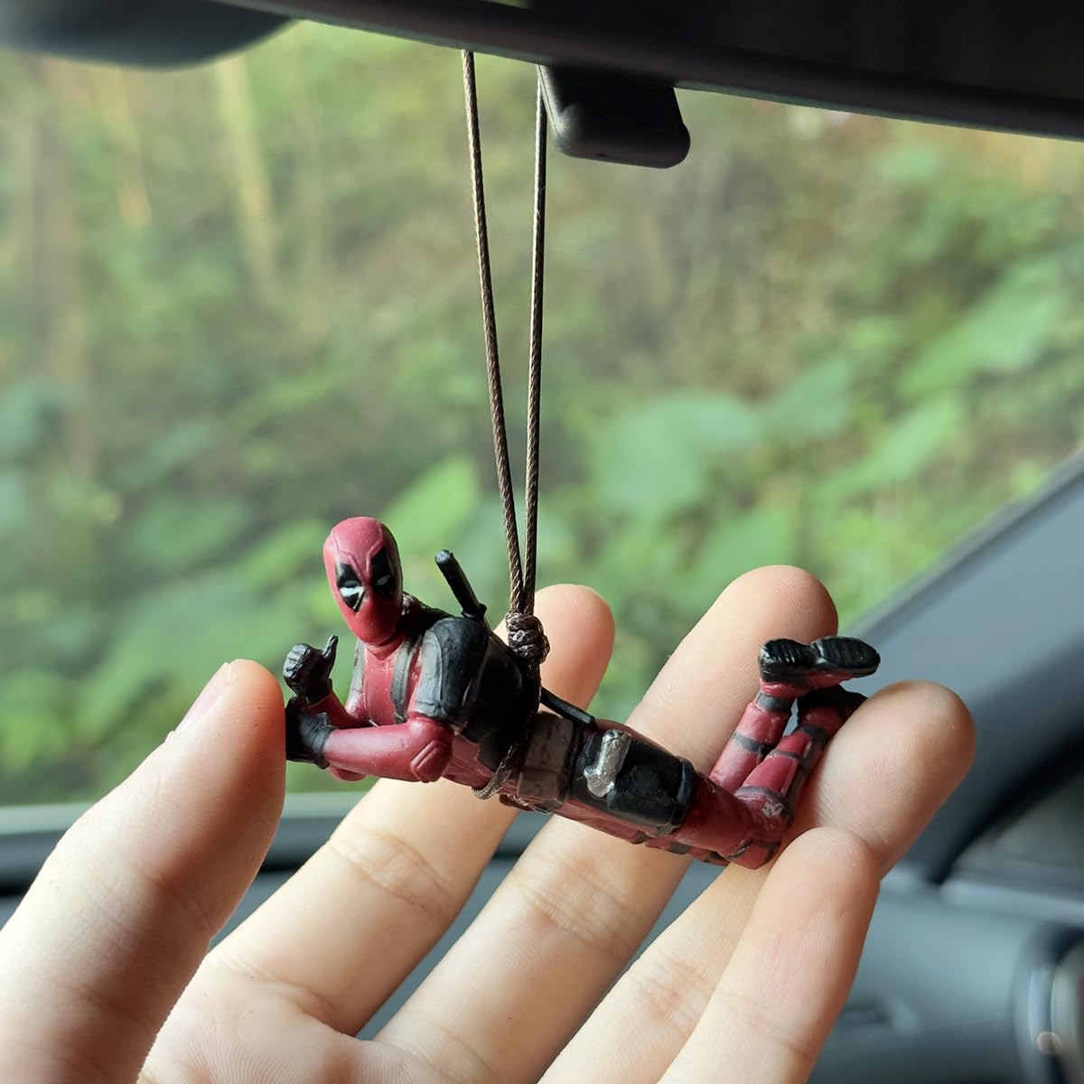 Anime Deadpool Car Rearview Mirror Pendant – 2 Styles - Flex Gamingproduct_type