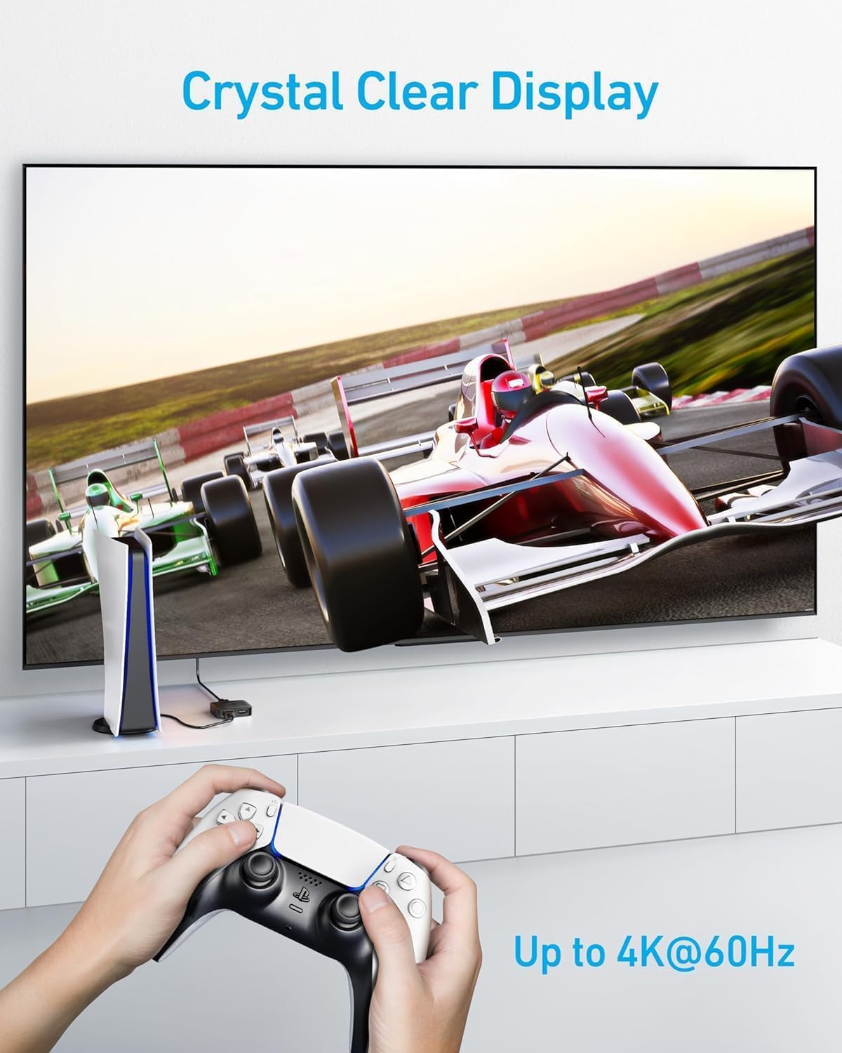 Anker HDMI Switch 2-In-1-Out 4K@60Hz One-Click Switcher - Flex Gamingproduct_type