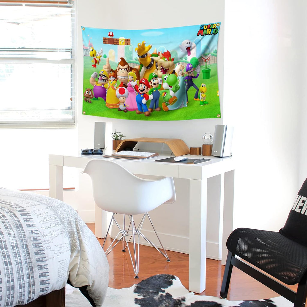 AOFDLAT Super Mario Classic Game Flag Tapestry – 3x5 Ft - Flex Gamingproduct_type
