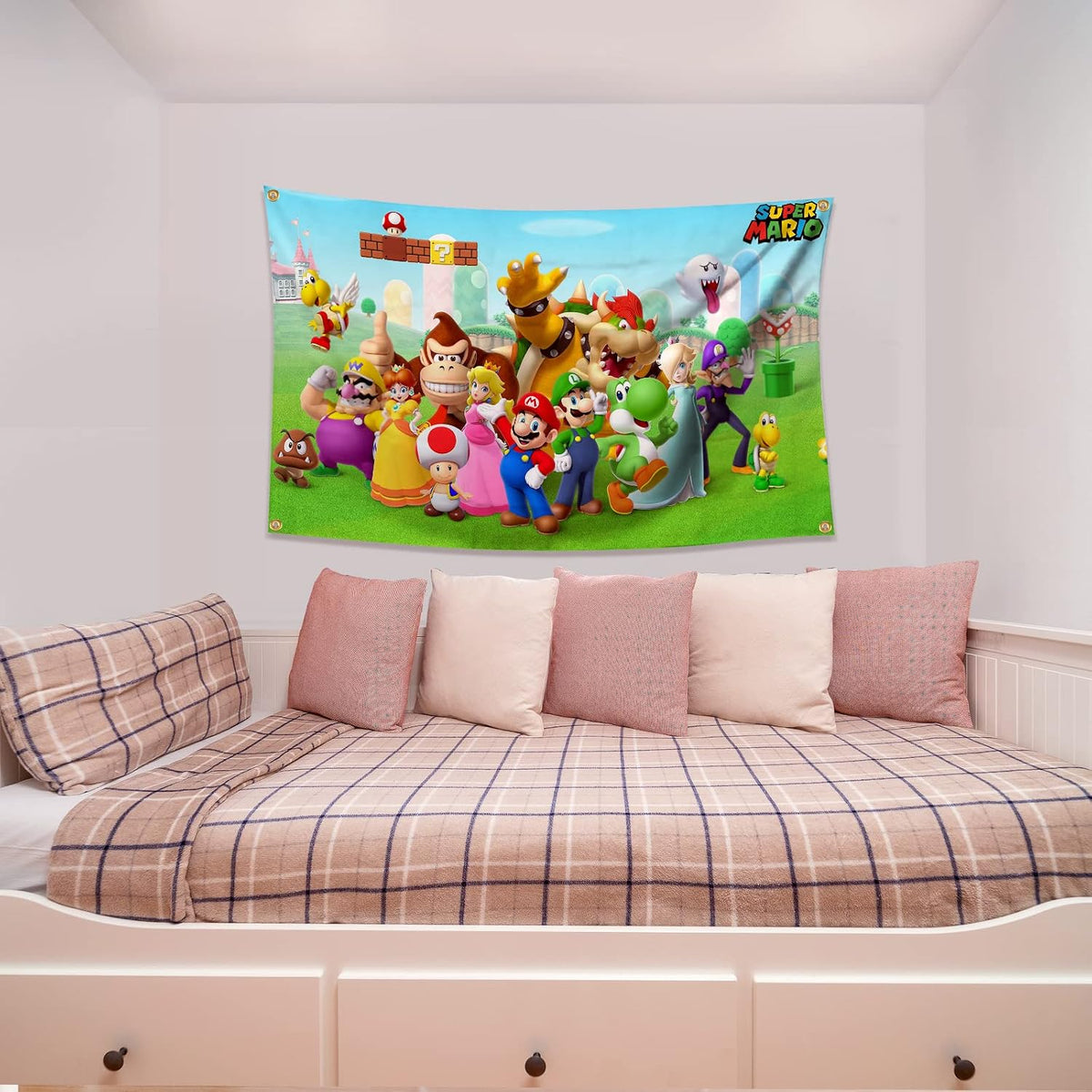 AOFDLAT Super Mario Classic Game Flag Tapestry – 3x5 Ft - Flex Gamingproduct_type